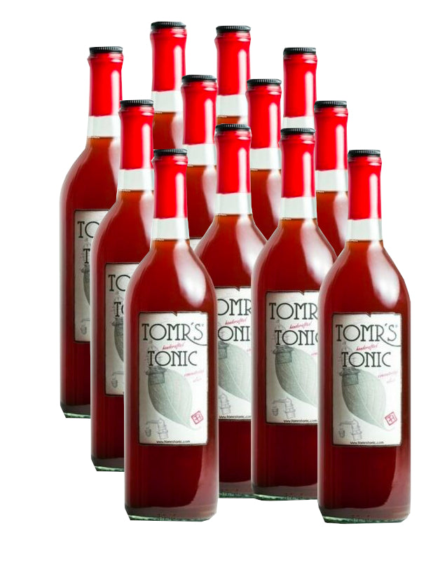 12-PACK of Tomrs Tonic syrup concentrate in a 200ml bottle